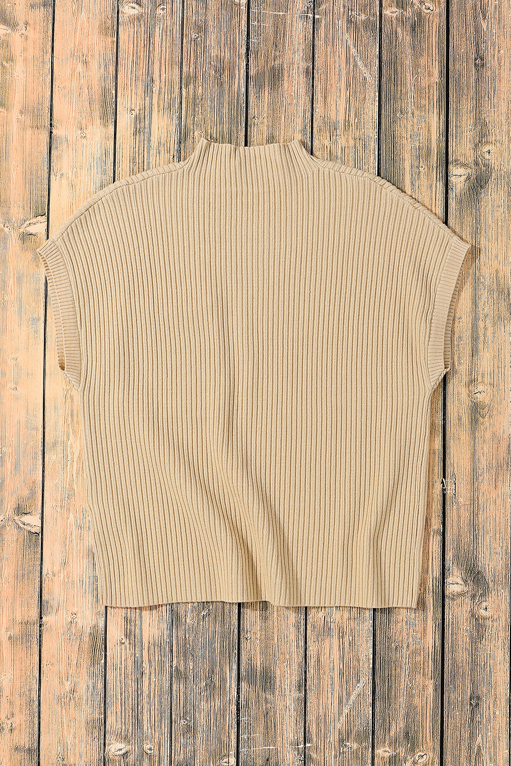 Jungle Green Plus Size Mock Neck Chest Pocket Short Sleeve Sweater