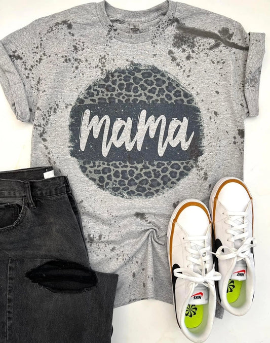 Mama Leopard Circle Tee