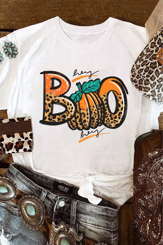 Black Happy Halloween Graphic T-shirt
