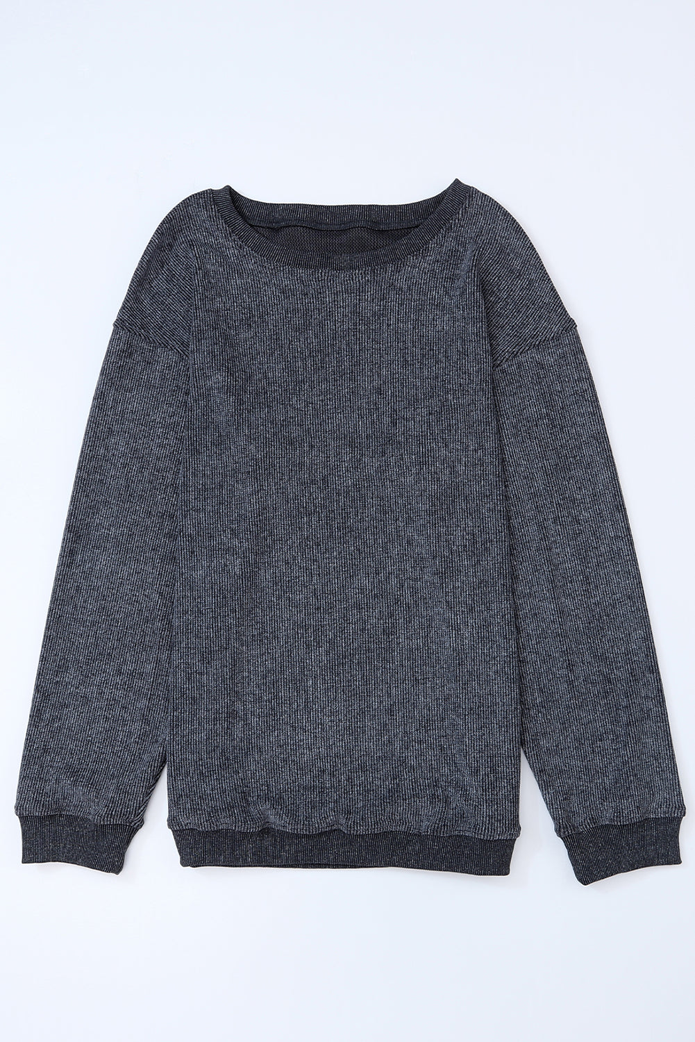 Green Sequined holly jolly Graphic Corded Sweatshirt