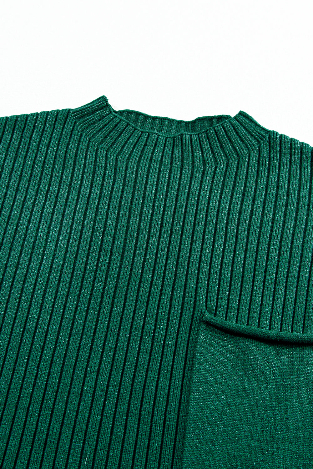 Apricot Ribbed V Neck Patched Chest Pocket Knit T-shirt