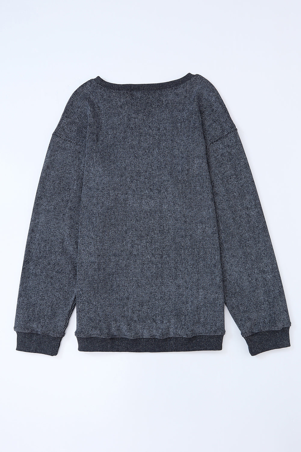 Green Sequined holly jolly Graphic Corded Sweatshirt