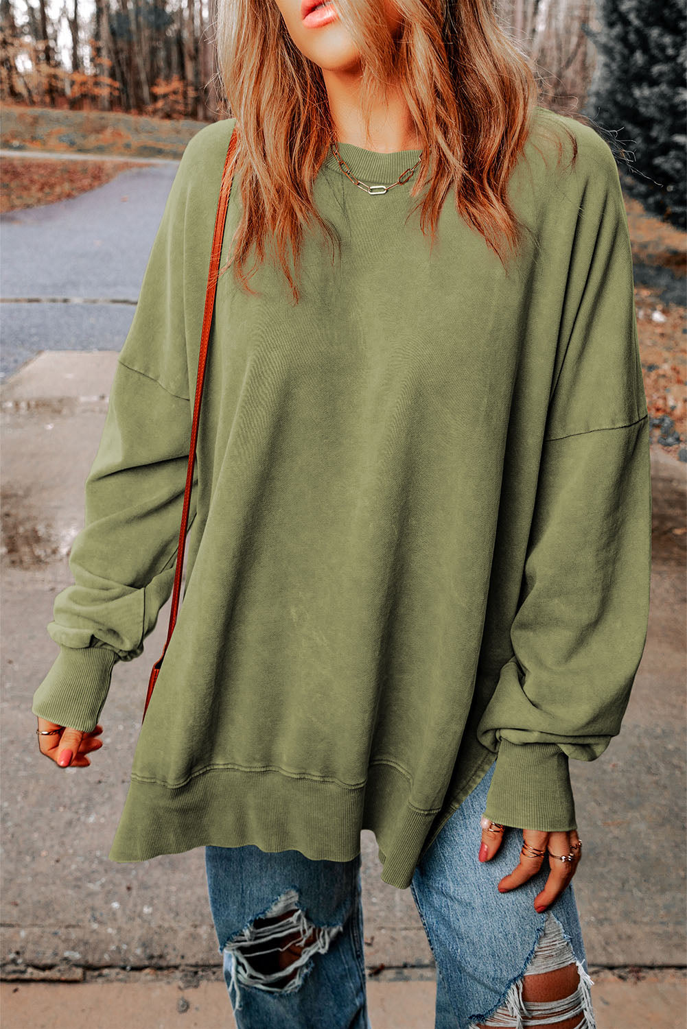 Black Merry Christmas Leopard Trees Graphic Sweatshirt