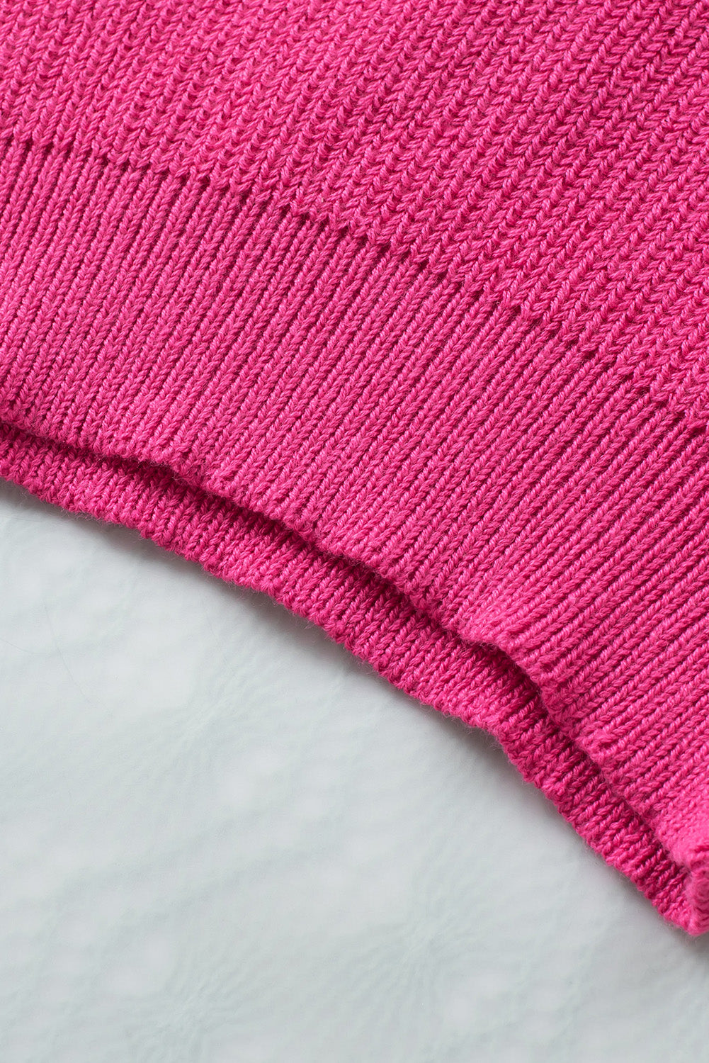 Apricot Cropped Woolen Knit Vest