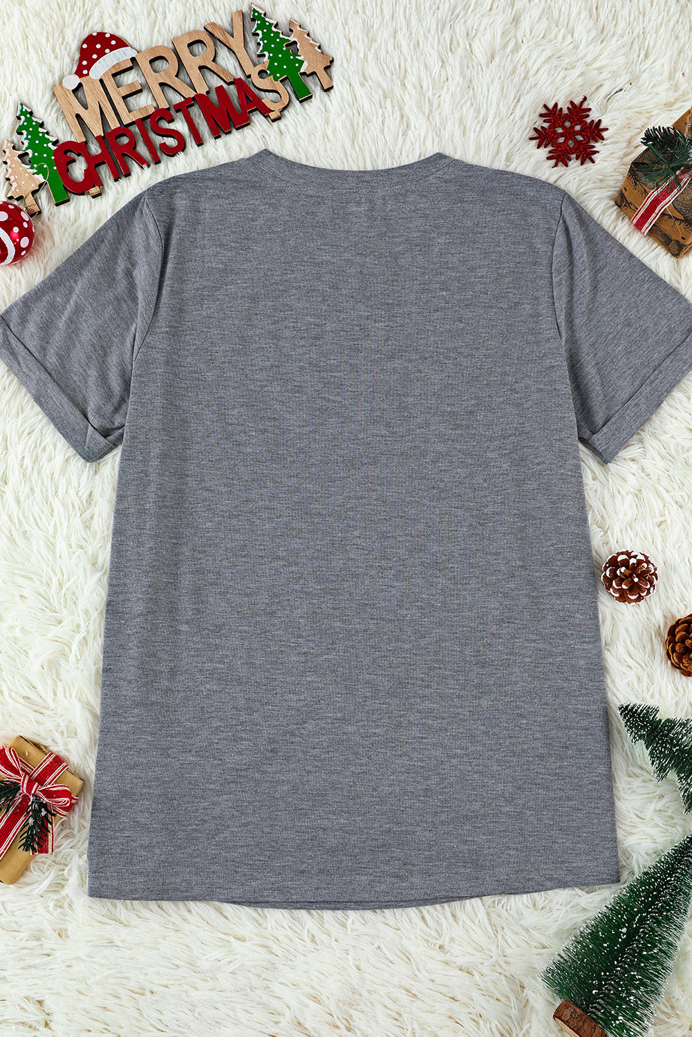 Red Let It Snow Somewhere Else Snowflake Graphic T Shirt